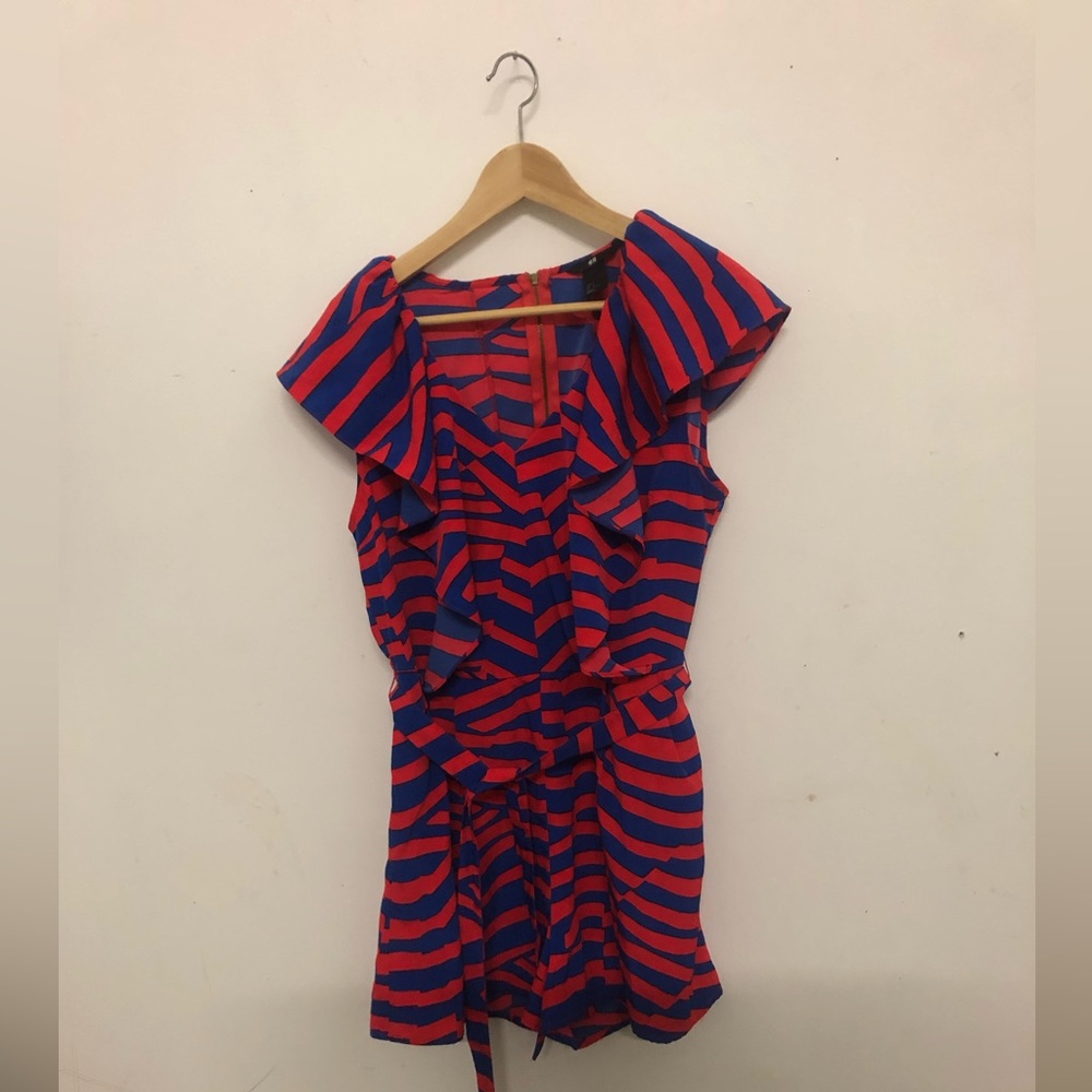 H&M romper, vivid colors and patterns